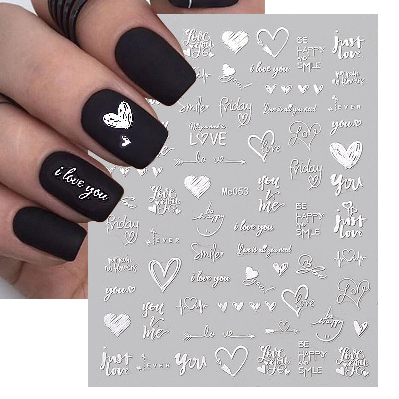 Klistermärken för naglar - nagelstickers