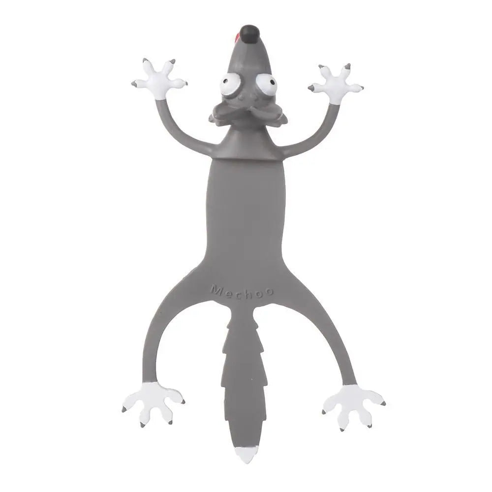 Roliga bokmärken - 3D djur