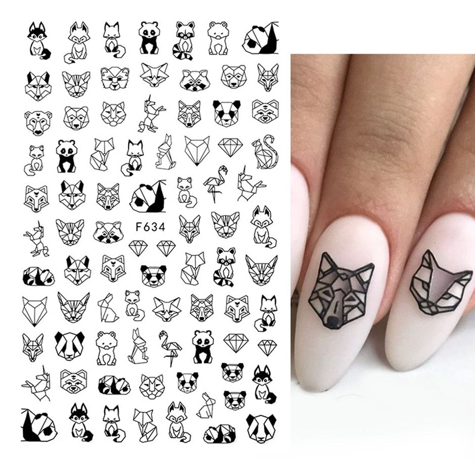 Klistermärken för naglar - nagelstickers