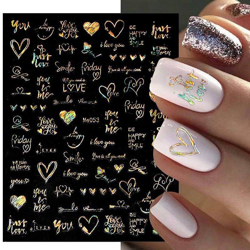 Klistermärken för naglar - nagelstickers