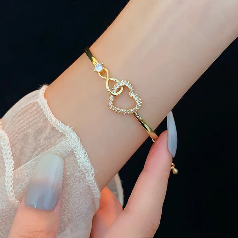 Armband - hjärta & eternity