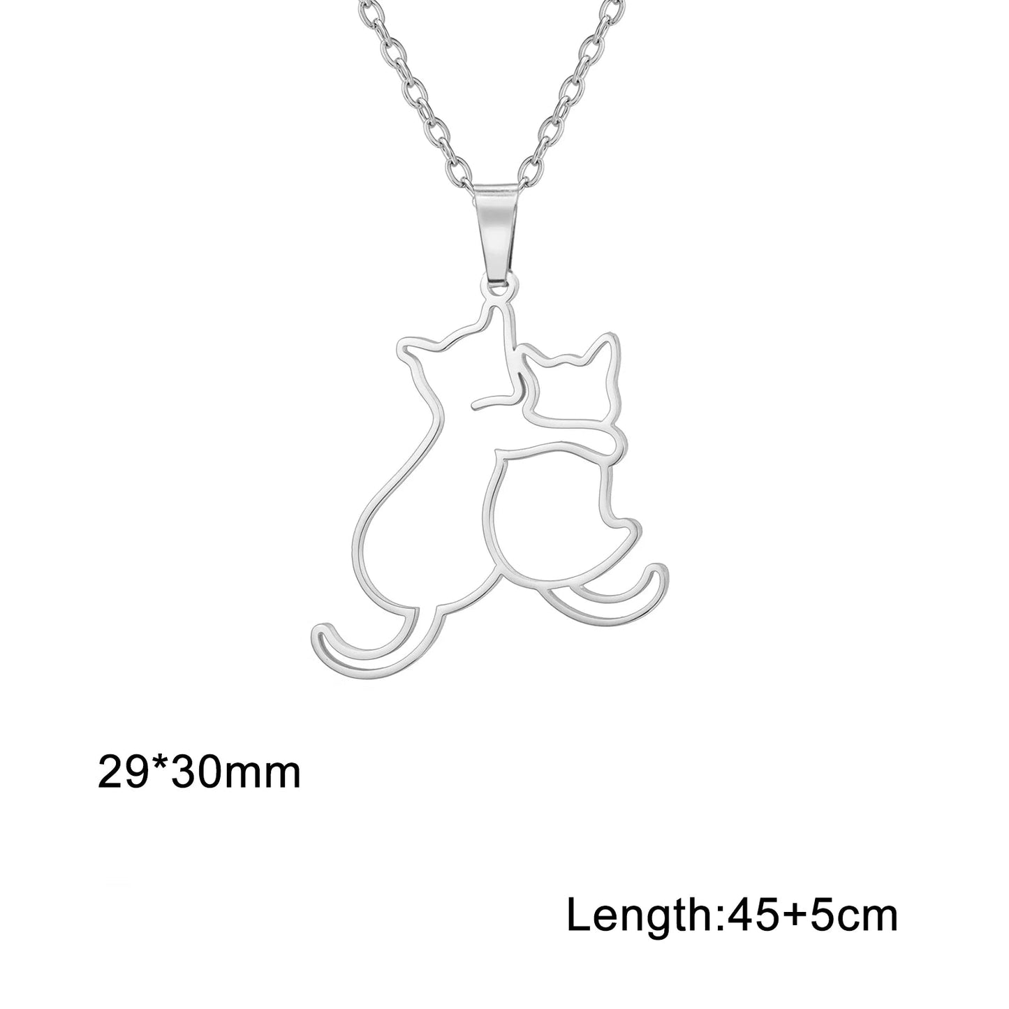 Halsband med katter och hundar