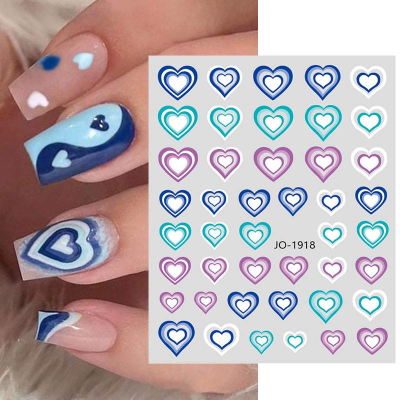 Klistermärken för naglar - nagelstickers