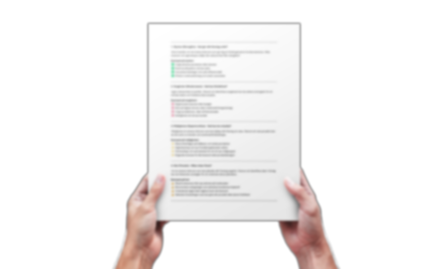 SWOT-analys - Mall att ladda ner