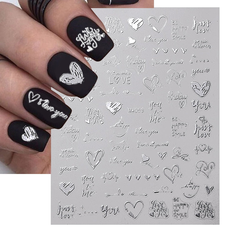 Klistermärken för naglar - nagelstickers