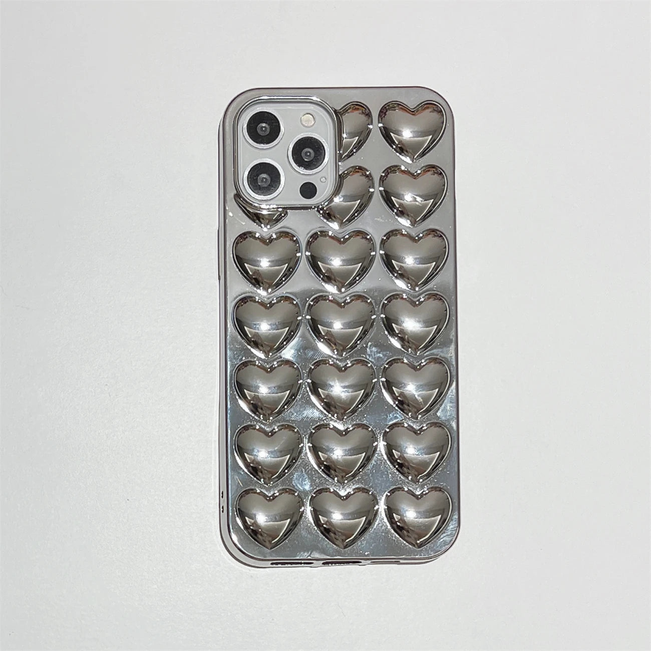 Mobilskal med 3D hjärtan