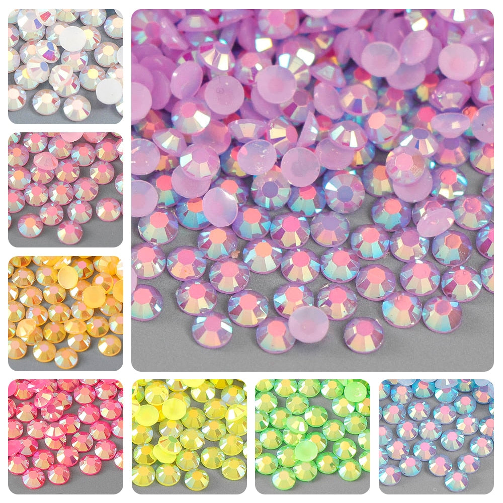 Rhinestones i olika färger