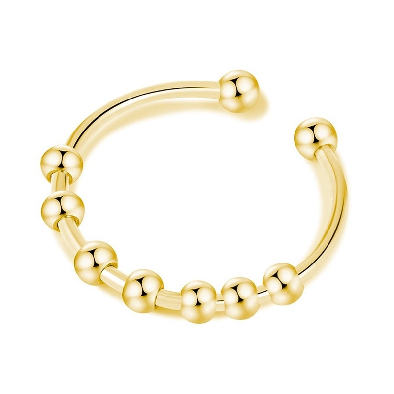 Antistress ring med kulor
