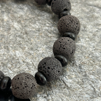 Armband blackstone och lava - Jwlry by LS