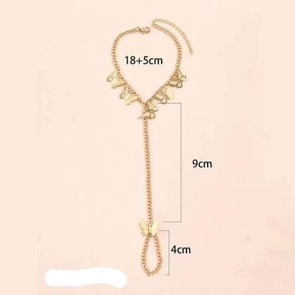 Armband och ring sammanlänkade med en kedja (10 modeller)