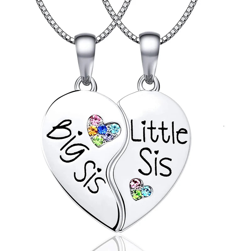 Vänskapshalsband (Bestie) och syskonhalsband (Big Sis / Little Sis)