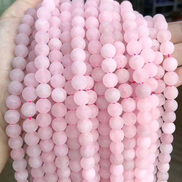 Matta Amazonite pärlor för DIY smyckestillverkning 6/8/10mm