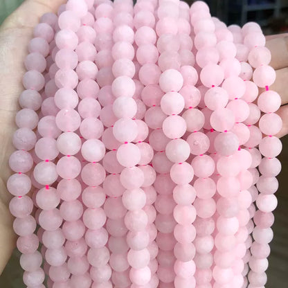 Matta Amazonite pärlor för DIY smyckestillverkning 6/8/10mm
